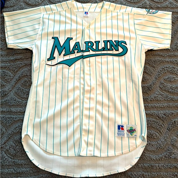 Russell Athletic Other - Authentic Florida Marlins Baseball Jersey - Size 44 or XL